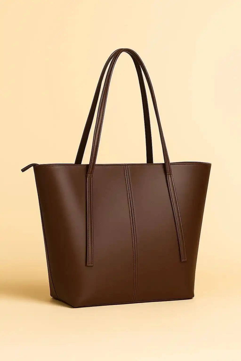 Brown Leather Tote Bag for Women