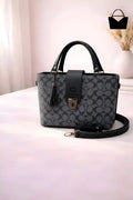 Women's Leather Plain Shoulder Bag