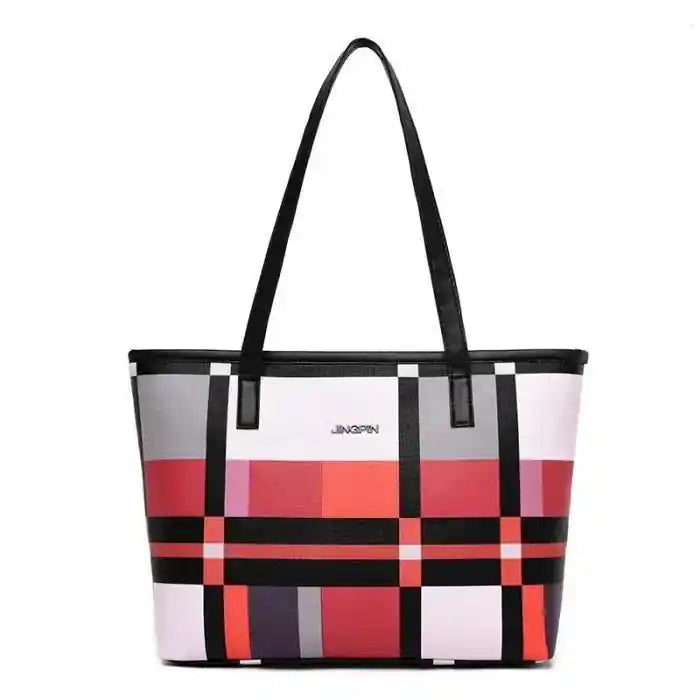 Women's Multicolor Printed Polyester Tote Bag
