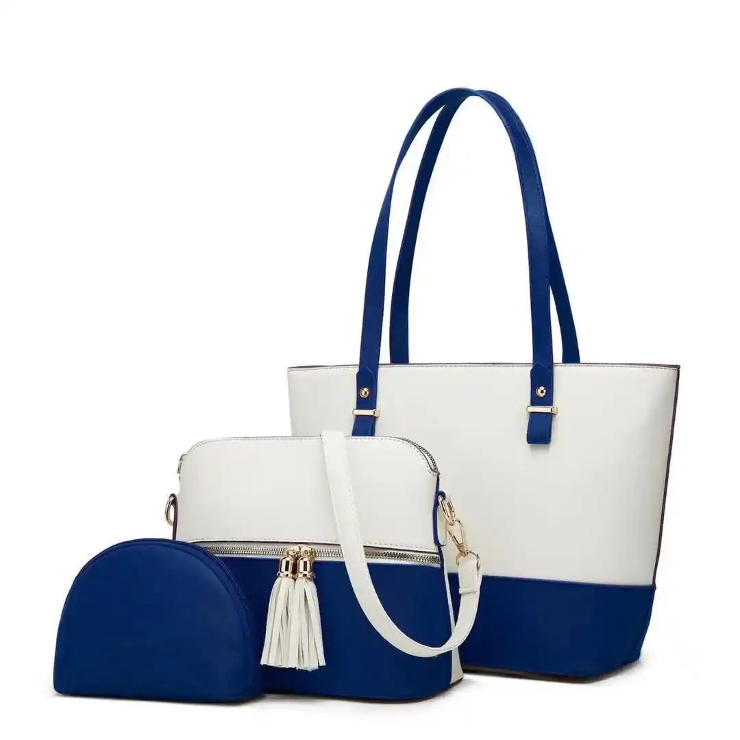 Women's Leather Plain Shoulder Bag