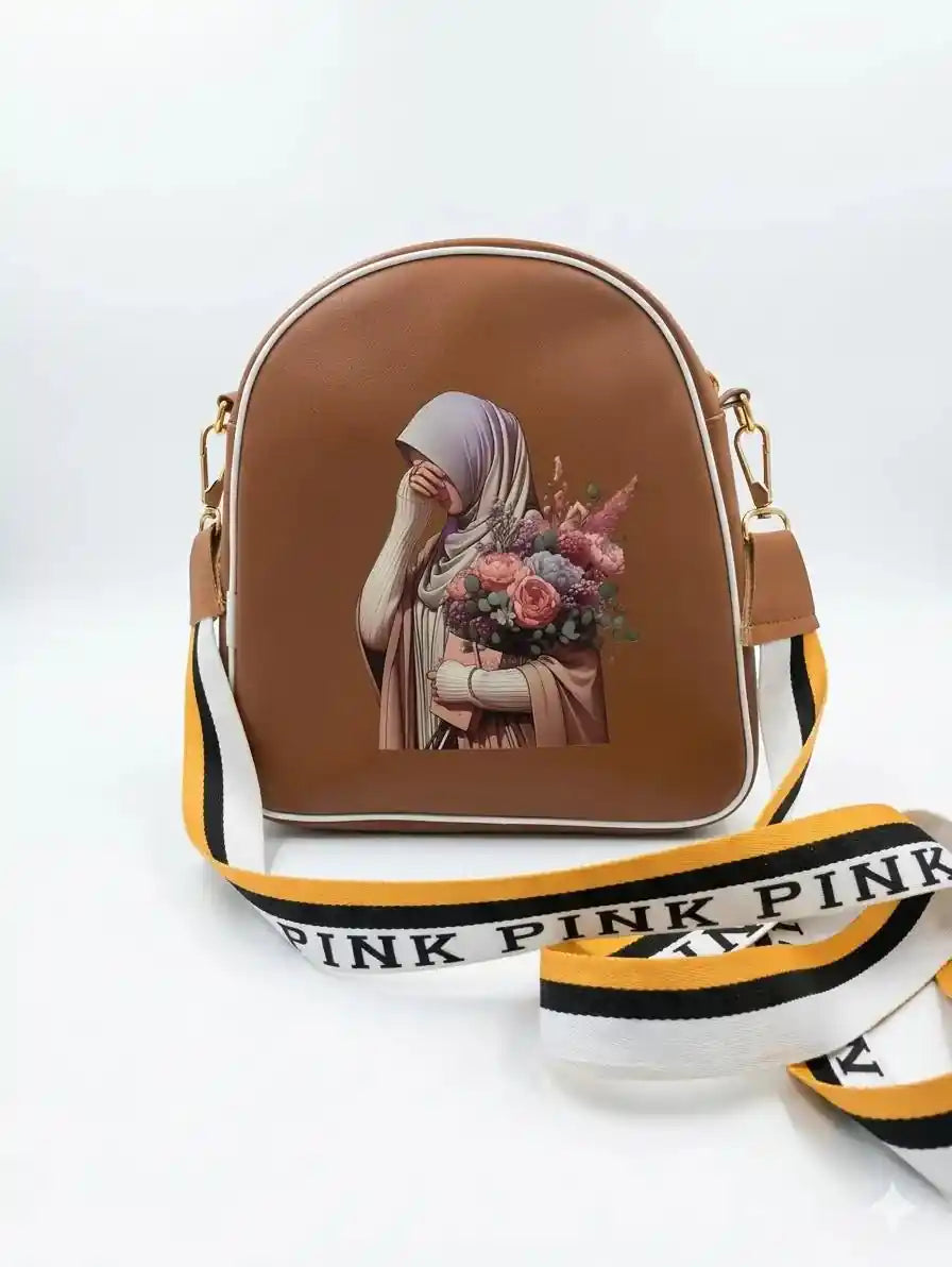 Premium Illustrated Crossbody Bag Set for Girls