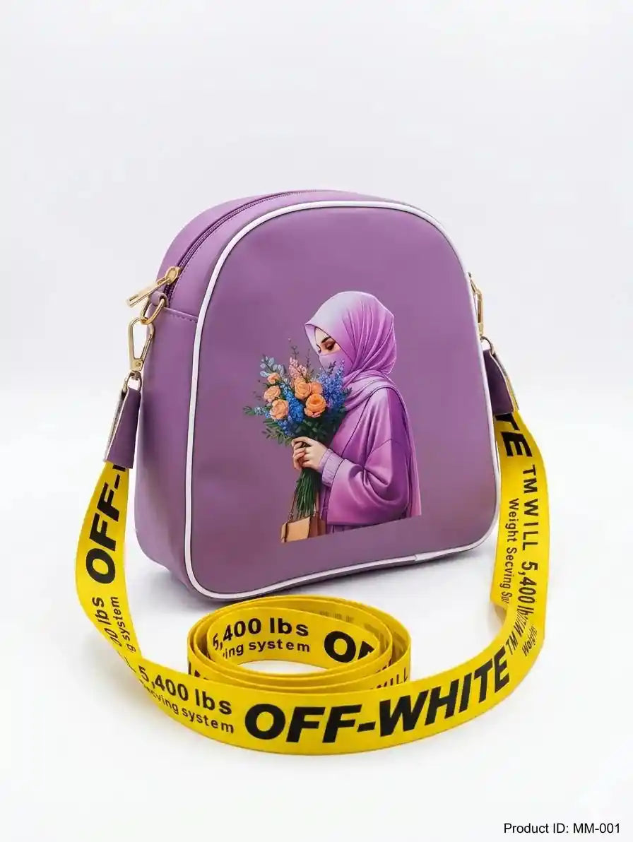 Premium Illustrated Crossbody Bag Set for Girls
